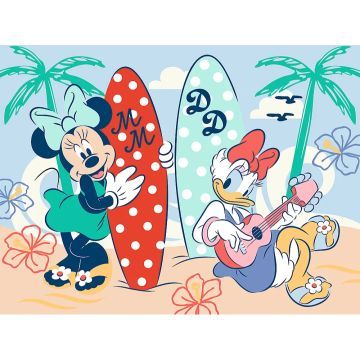 Trefl: Minnie e Daisy na praia - puzzle 30 peças - .Imagem