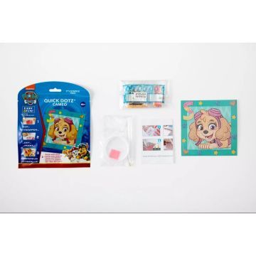 Diamond Dotz Dotzies: Mancs őrjárat, Skye képkészítő szett, 13 x 13 cm - . kép