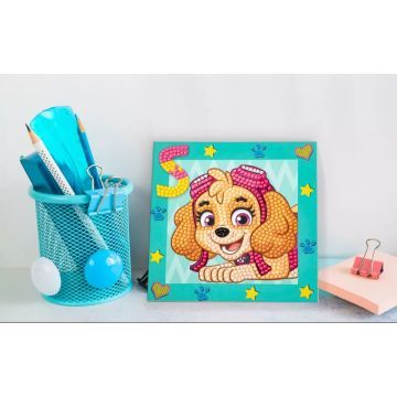 Diamond Dotz Dotzies: Mancs őrjárat, Skye képkészítő szett, 13 x 13 cm - . kép