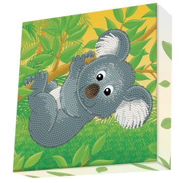 Diamond Dotz: Dotz Box set om afbeeldingen te maken - koala, 22 x 22 cm - .afbeelding
