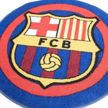 FC Barcelona: Kerek szőnyeg címer mintával - 60 cm - . kép