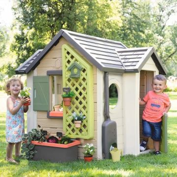 Smoby Life: Domek do zabawy z ogrodem kwiatowym - .zdjęcie 