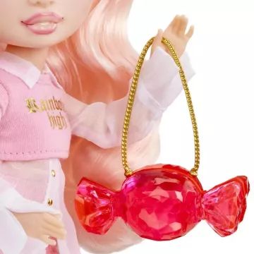 Rainbow High: Creative Crystals divatbaba csináld magad! kristály kiegészítőkkel - Bella - . kép