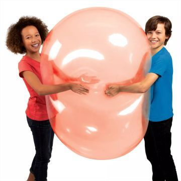 Super Wubble Úžasná bublinová lopta – 75 cm, červená - .Obrázok
