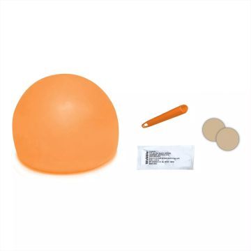Wubble Glowzilla Fantastisk boblebold med LED-lys – 75 cm, neonorange - .billede
