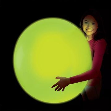 Wubble Glowzilla, incroyable ballon bulle lumineux à LED - 75 cm, vert néon - .image