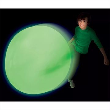 Super Wubble Csodálatos bubi labda, sötétben világító - 75 cm, zöld - . kép