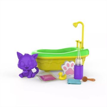 Washy Friends: Igralni komplet mačka z banjo - Pinki - .slika