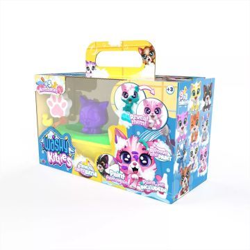 Washy Friends: Igralni komplet mačka z banjo - Pinki - .slika