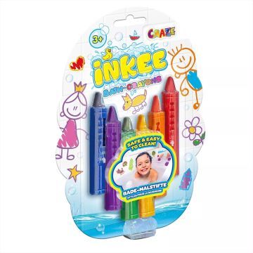Inkee: pastelli da bagno - confezione da 6 pezzi - .immagine