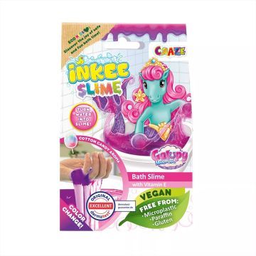 Inkee: Galupy sellő vegán fürdő slime - Vattacukor illatú - . kép