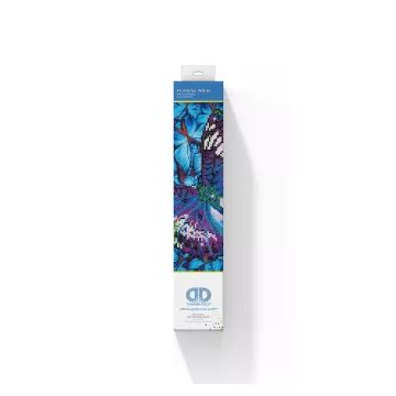 Diamond Dotz: Hvid sommerfugl - 38 x 38 cm - .billede
