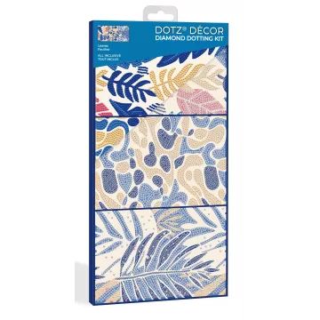 Diamond Dotz: Dotz Box, Bladeren diamantschilderpakket, 20 x 40 cm - .afbeelding