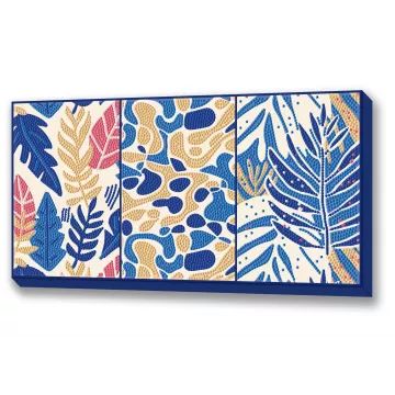 Diamond Dotz: Dotz Box, Bladeren diamantschilderpakket, 20 x 40 cm - .afbeelding