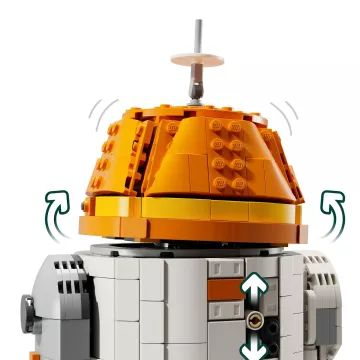 LEGO® Zvaigžņu kari Chopper (C1-10P) astromehānikas droids 75416 - .attēls