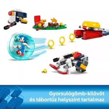 LEGO® Sonic The Hedgehog Sonic csatája a tábortűznél 77001 CSOMAGOLÁSSÉRÜLT - . kép