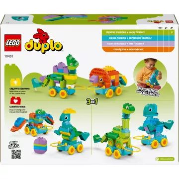 LEGO® DUPLO® 3 em 1 dinossauros rolantes 10451 - .Imagem