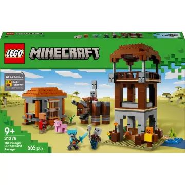 LEGO® Minecraft® A Fosztogató őrtorony és a Romboló 21278 - . kép