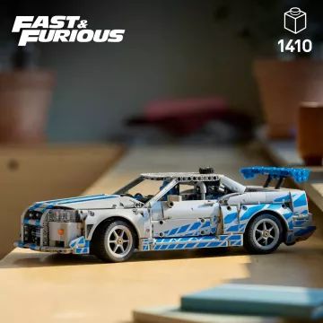LEGO® Technic 2 Fast 2 Furious Nissan Skyline GT-R (R34) carro 42210 - .Imagem