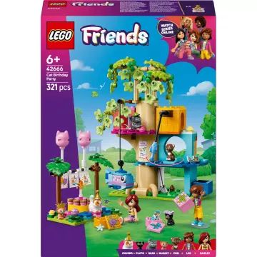LEGO® Friends Fødselsdagskattefest og Træhus til Katte 42666 - .billede