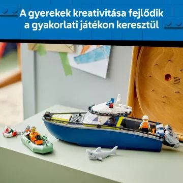 LEGO® City Urmărire cu barca poliției 60456 - .foto