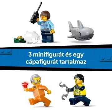 LEGO® City Urmărire cu barca poliției 60456 - .foto