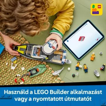 LEGO® City Urmărire cu barca poliției 60456 - .foto