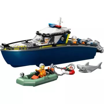 LEGO® City Urmărire cu barca poliției 60456 - .foto