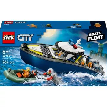 LEGO® City Urmărire cu barca poliției 60456 - .foto