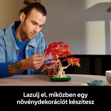 Bonsai Momiji Vermelho LEGO® Botanicals 10348 - .Imagem
