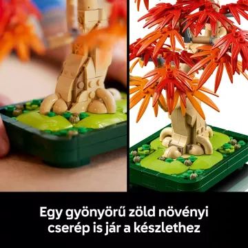 Bonsai Momiji Vermelho LEGO® Botanicals 10348 - .Imagem