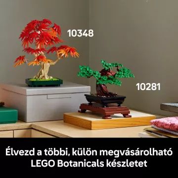Bonsai Momiji Vermelho LEGO® Botanicals 10348 - .Imagem