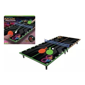 Conjunto de mesa de pingue-pongue iluminada - .Imagem