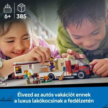 LEGO® City Lakóautó a kalandos nyaraláshoz 60454 CSOMAGOLÁSSÉRÜLT - . kép
