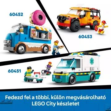LEGO® City Rulotă pentru vacanțe aventuroase 60454 AMBALAJ DETERIORAT - .foto