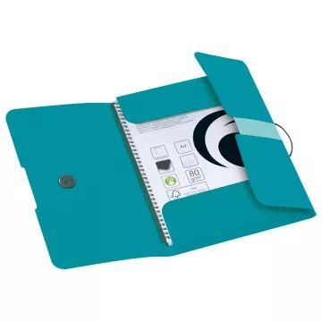 Herlitz: Teczka łatwo zamykalna, A4 - turkusowa - .zdjęcie 