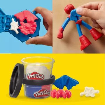 Play-Doh: Marvel figurás gyurmakészlet - Pókember - . kép