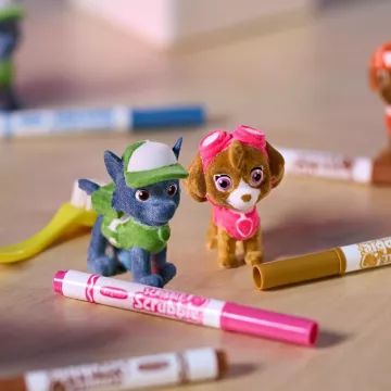 Crayola Washimals: Vaskbare Paw Patrol-figurer, 2 stk - Skye og Rocky - .billede