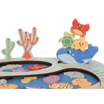 Tooky Toy: Gra wędkarska, drewniana - .zdjęcie 