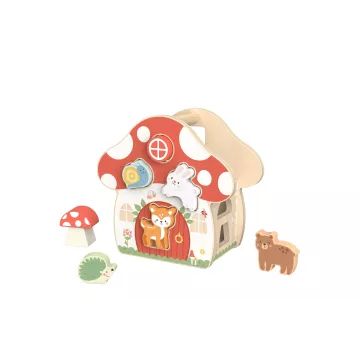 Tooky Toy: Sēņu māja formu šķirotājs - .attēls