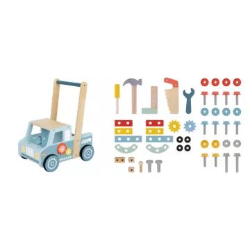 Tooky Toy: 2-w-1 samochodzik z narzędziami i chodzik - .zdjęcie 