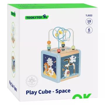 Tooky Toy: 5 σε 1 κύβος παιχνιδιού με πύραυλο - .εικόνα