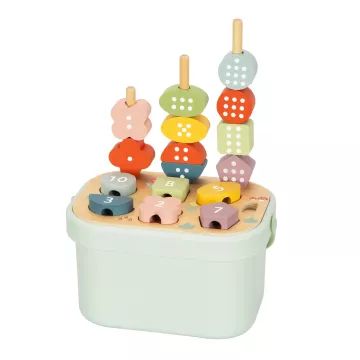 Tooky Toy: Blumengarten 5-in-1 Spielbox mit Logik- und Geschicklichkeitsspielen - . bild aus