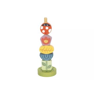 Tooky Toy: Jardim de Flores 5 em 1 caixa de jogos com jogos de lógica e habilidade - .Imagem