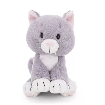 Nici: Pluche kat, zittend - grijs, 25 cm - .afbeelding