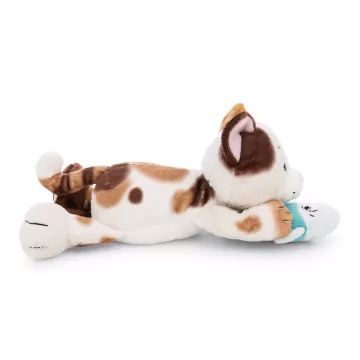 Nici: Knuffel geluks katje en vis, liggend - 30 cm - .afbeelding