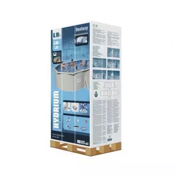 Bestway: Hydrium Prémium Set, szögletes medence homokszűrővel - 610 x 366 x 122 cm - . kép