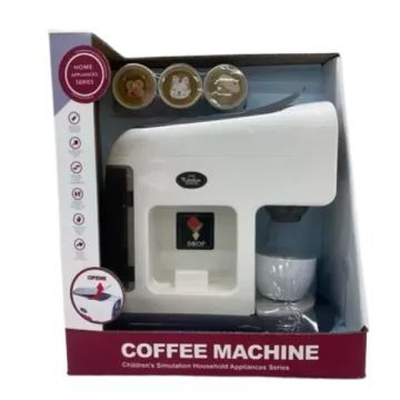 Spielzeug-Kapselkaffeemaschine mit Licht- und Soundeffekten - . bild aus