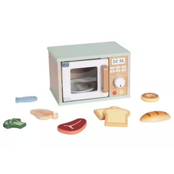 Tooky Toy : four à micro-ondes jouet en bois - .image