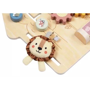Tooky Toys: medinė liūto lavinimo lenta - .vaizdas